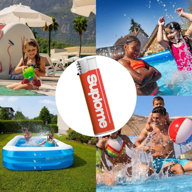 Water Gun Lighter Realistic Prank Lighter Simulation Mini Lighter Squirts Water Toy for Harmless Fun Novelty Gag Gift