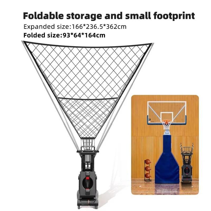 Automatic SIBOASI K3 Basketball Throwing Machine APP Control Basketball Shooting Equipment Rebounding Machine for Advanced