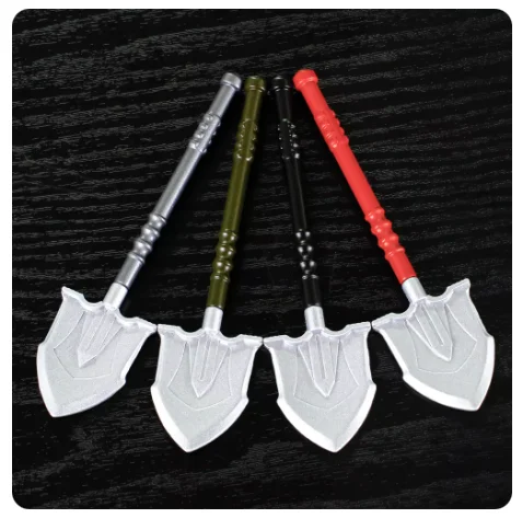 112mm Simulation Metal Shovel Decoration for 1/8 1/10 RC Crawler Car Axial SCX10  TRX4 D90 Redcat Upgrade Parts