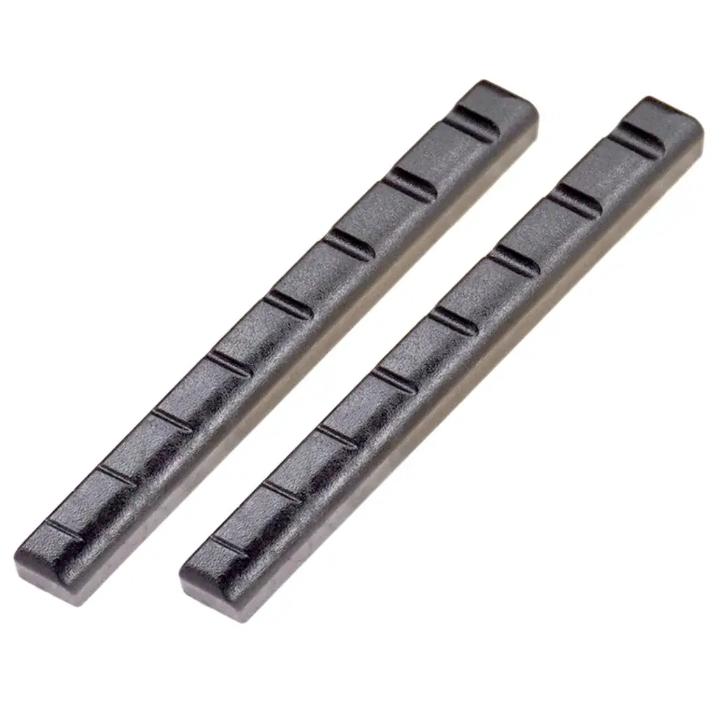 Set of  Slotted Nut & Saddle for 8 Strings Guitar Ukulele Parts