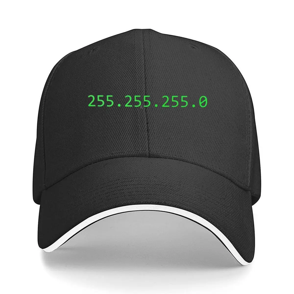 

Code Bold Text Tech Fun Art Sandwich Baseball Cap