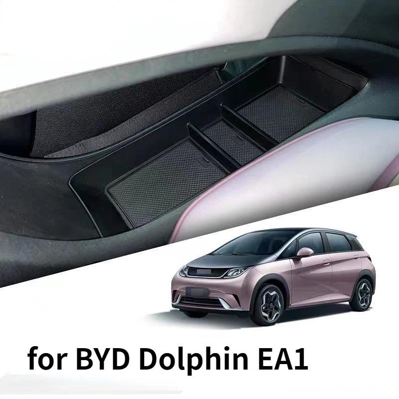 Car Storage Box For BYD Dolphin Central Control Storage Sundries Box Byd EA1 Cup Holder Rear Screen Storage Box Accessories