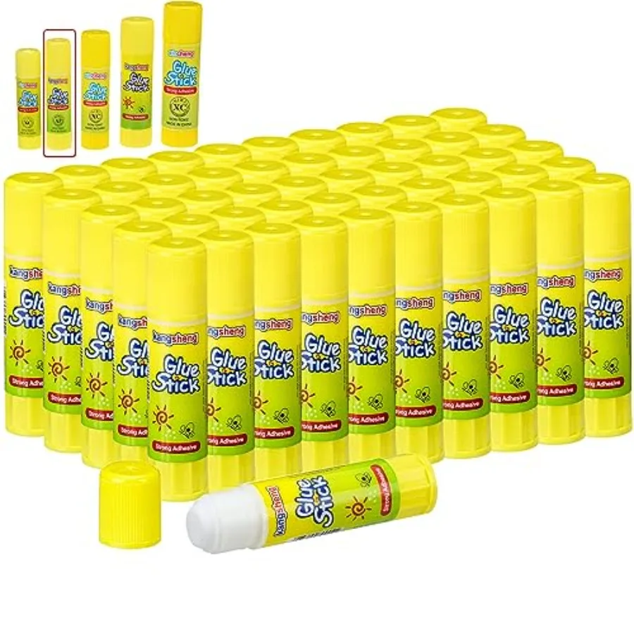 

Pcs White Glue Stick Washable Glue Stick for Crafts Home School Classroom Students Teachers Employees Scrapbooking Crafting Sup