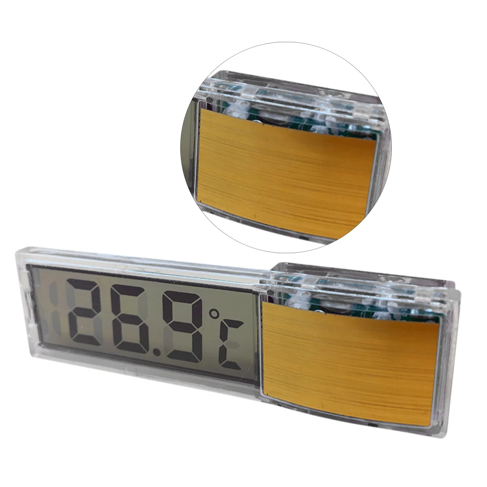 

Aquarium Thermometer 3D LED Temperature Meter for Fish Tank Sucker Measuring Tool Accurate Waterproof Practical Plastic
