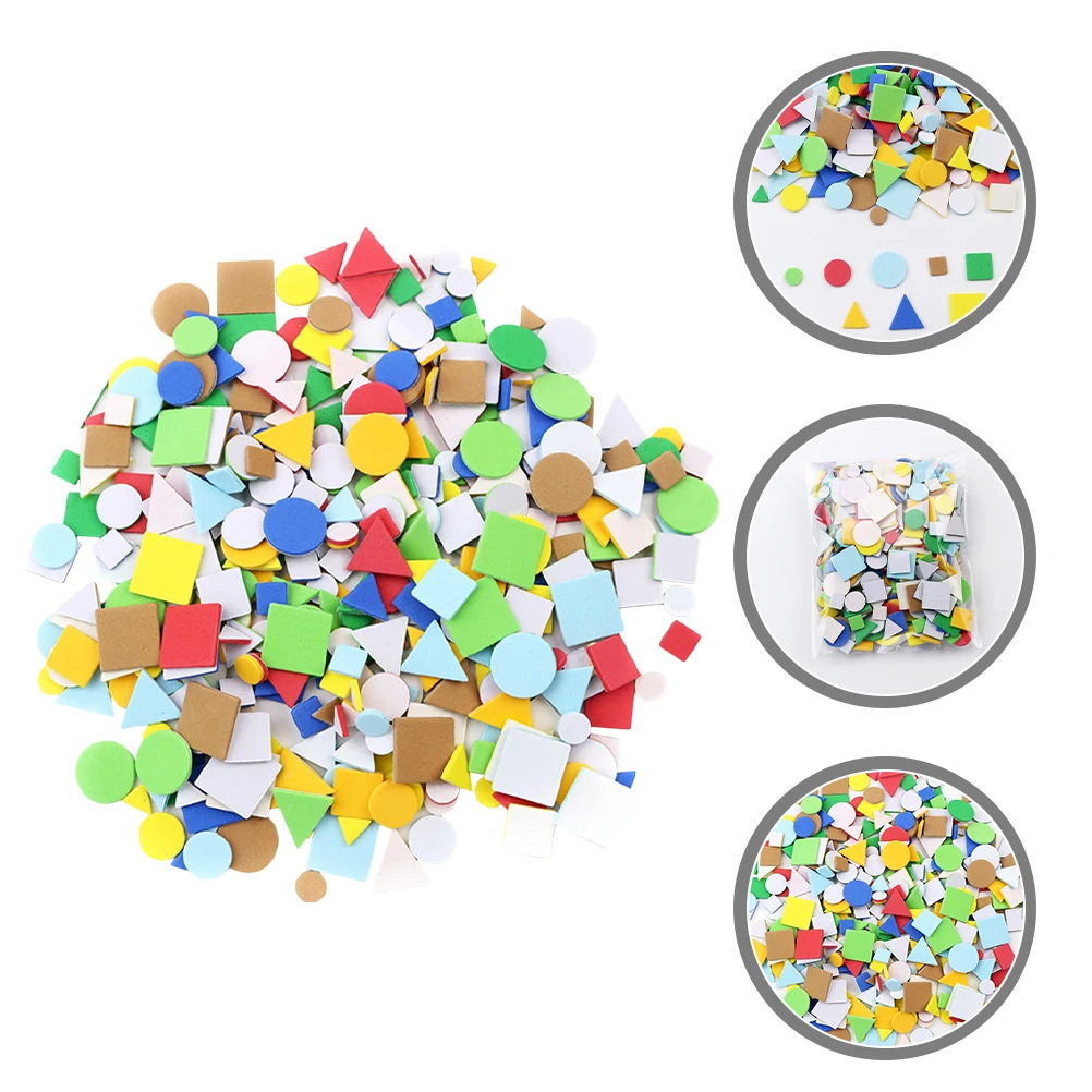 

Stickers Geometric s Craft Kits Materials for Cartoon Shape Shapes Supplies Preschool