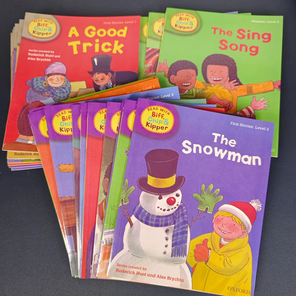 Random 10 books Oxford Reading English Book Family Edition English Book Extended Graded Point Reading Children's Picture Book