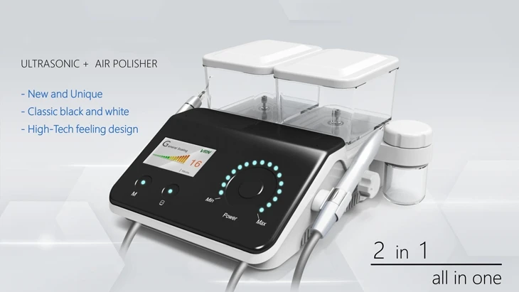 Q6 New Design Automatic Water Supply  Ultrasonic Scaler With Air Polisher