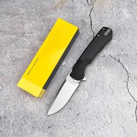 BK 714 Jungle Hunting Pocket Folding Knife 8Cr13Mov Blade Carbon Fiber Handle Outdoor Camping EDC Knives Walking Fishing Tools