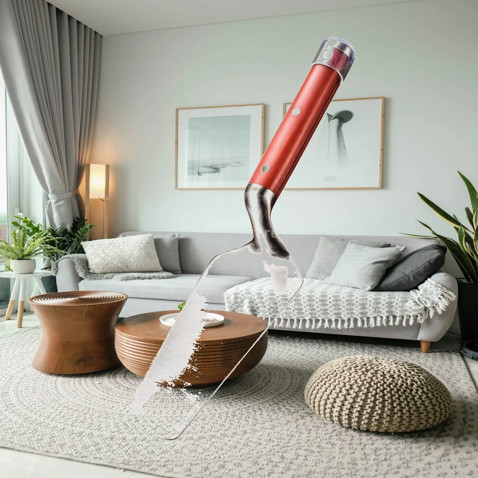 Trowel with Stainless Steel Blade Long-Lasting Mortar Trowel Smooth Application Versatile for Masons, Renovation Projects