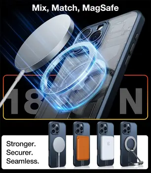 360° skrytý kovový magnetický stojánek pro MagSafe iPhone 16 15 14 13 12 Pro Max Plus 16Pro 16Plus iPhone 16 Mag Safe kryt na telefon 10 nejlepší prodej MagSafe pro iPhone 14 Pro Max - №9