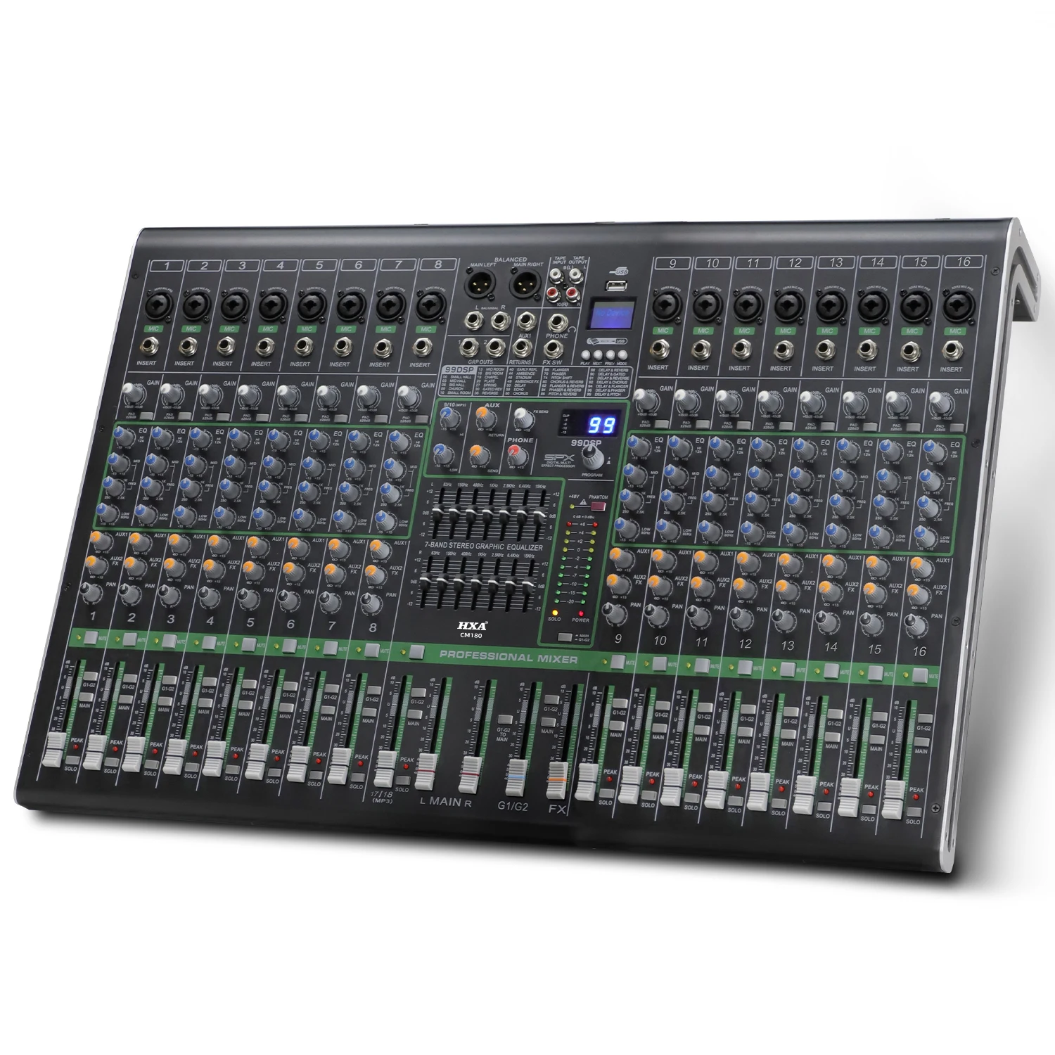 Professional  Usb -16channel Audio Mixer Console