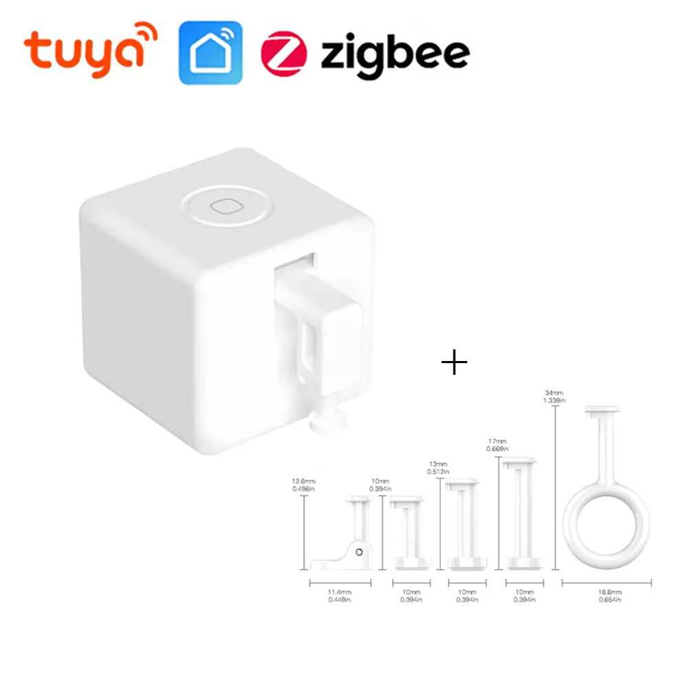 SPORTARC Fingerbot Plus Smart Button Pusher Geen bedrading Schakelaar, Upgrade met touch control, Werk met voor Smart Life App, voor Tuya, Alexa, Google Home