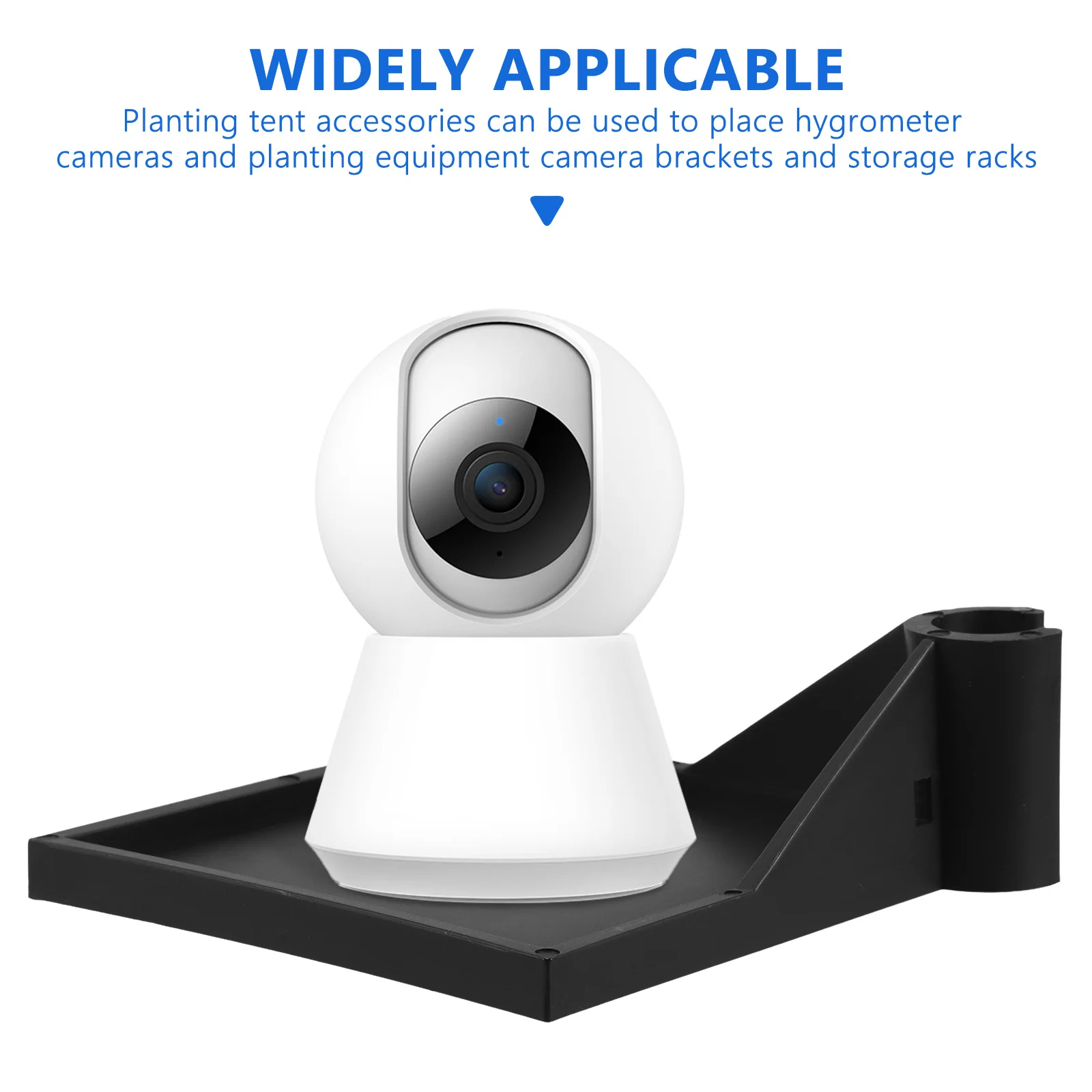 

Grow Tent Corner Bracket Heavy Duty Stable Mounting Pole Shelf for Camera Hygrometer Planting Equipment Grow Tent Accessories