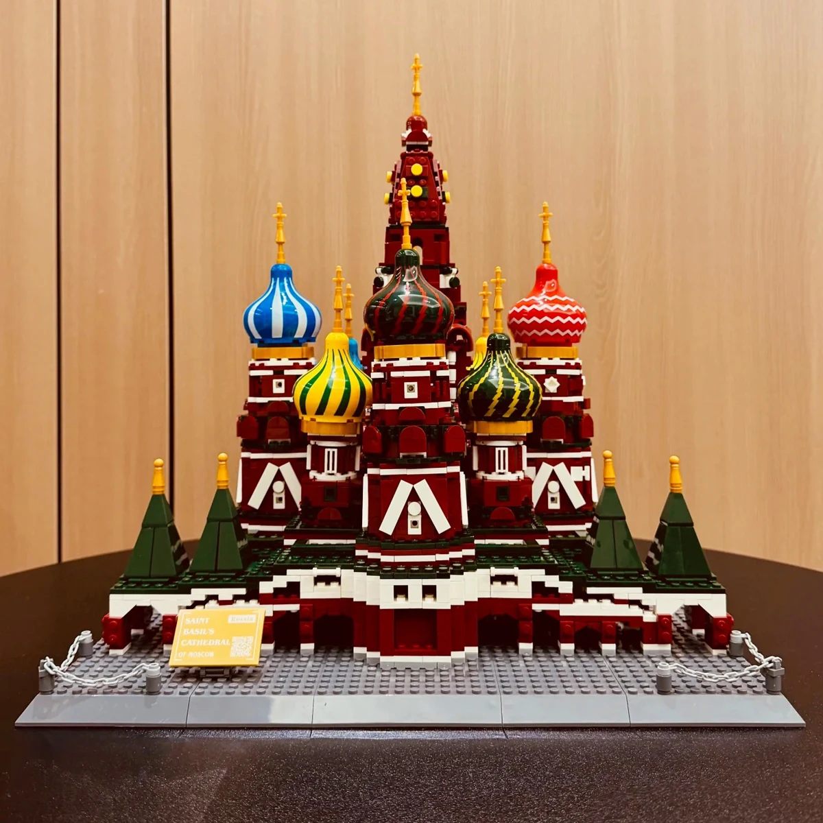 

3213PCS The Saint Basils Cathedral Building Block Street View Series Medieval Church House Model Bricks Assemble Kid Toys