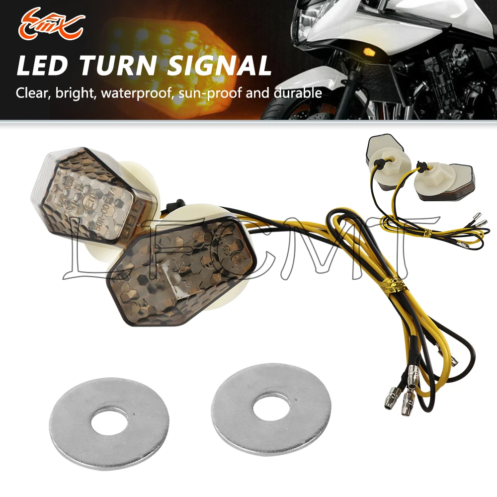 

LED Motorcycle Turn Signal Lights Taillights Blinkers Fit for SUZUKI DL SV 650 1000 GSXR750/600/1000 Bandit 600S 1200S 1250S