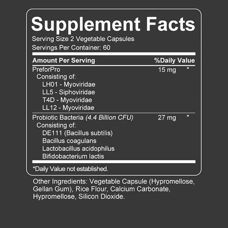 Probiotics and Prebiotics - Support Gut Health & The Immune System, Relieve Constipation, Bloating,Bad Breath,Acne & Blemishes