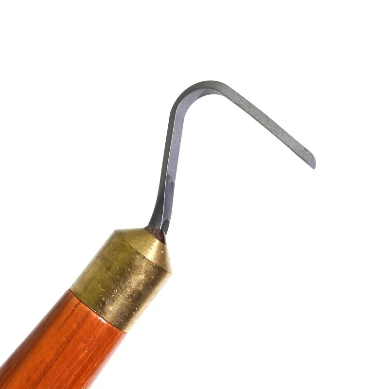 Töpfermesser mit Wolframstahlklinge und Holzgriff für Keramik, Ton, Skulpturen, Schnitzarbeiten, Schaber, DIY-Handwerkzeug – Detail 10