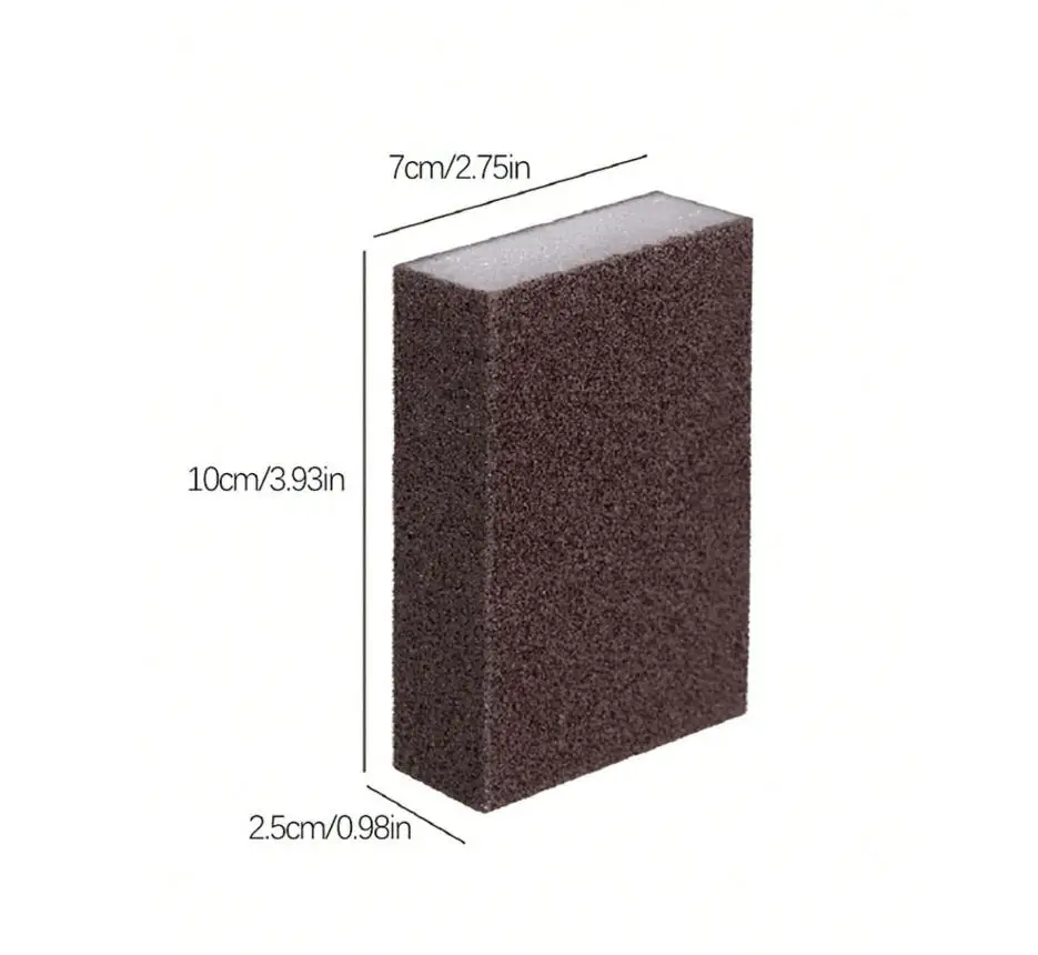 1/4pcs Magic Sponge Eraser Carborundum Removing Rust Cleaning Brush Descaling Clean Rub,Kitchen,Bathroom,Home,Household Supplier