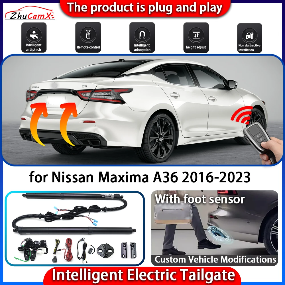 

ZhuCamX Smart Powered Tailgate System for Nissan Maxima A36 2016-2023 Automatic Intelligent Trunk Lift Control Kit