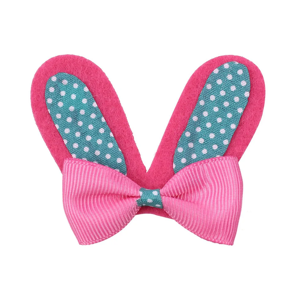 

10pcs Rabbit Ears Hair Accessories Kids Headband Bunny Ear Bowknot Easter Party Baby Hairbands Gifts Children Rabbit Ears