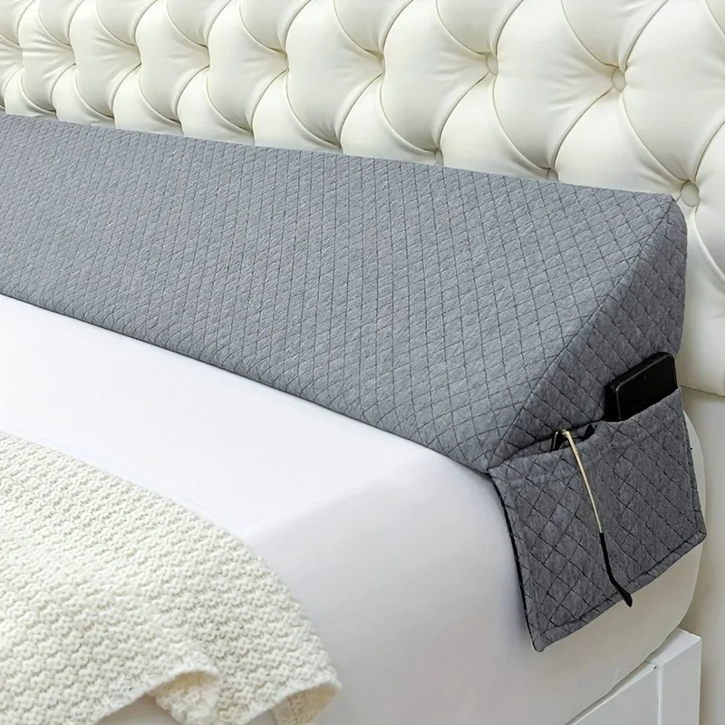 

Bed Wedge Pillow-Adjustable 0-7" Gap Filler for Headboard & Mattress/Wall, Backrest, Bed Pillows for Snoring, Spinal Alignment