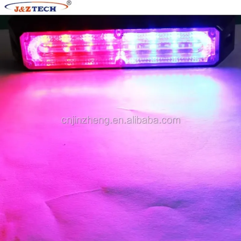 12V Flash Traffic Warning Amber Car Grille Light Emergency Vehicle Accessory-Other Car Light Accessories in stock view 4
