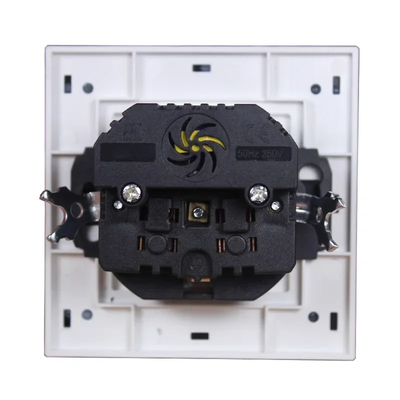 New Style USB Wall Socket Double USB Port 5V 2A Silver Color Acrylic Patch Frame High Quality  FD-02-6