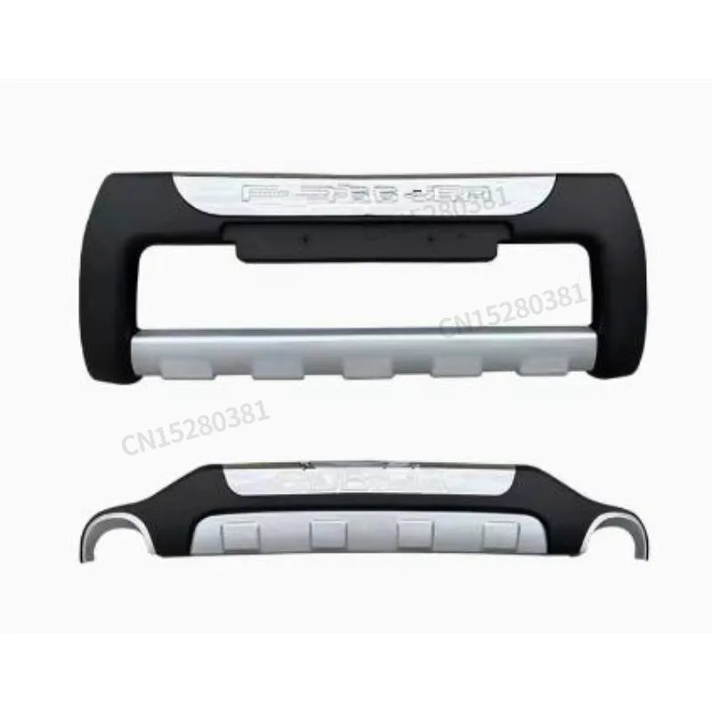 Fit For Subaru Forester 2009-2012 Front+ Rear Bumper Diffuser Bumpers Lip Protector Guard skid plate ABS Chrome finish 2PES