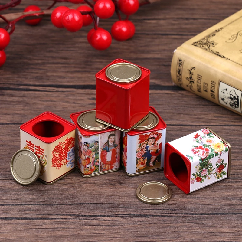 1:12 Dollhouse Miniature Cookie Jar Candy Box Storage Tank Model Furniture Accessories For Doll House Home Decor Kids Play Toys