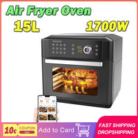 Proscenic T31 1700W Air Fryer Oven,  Large Capacity, 12 Presets, 360 Degree Air Circulation, Flipping Reminder