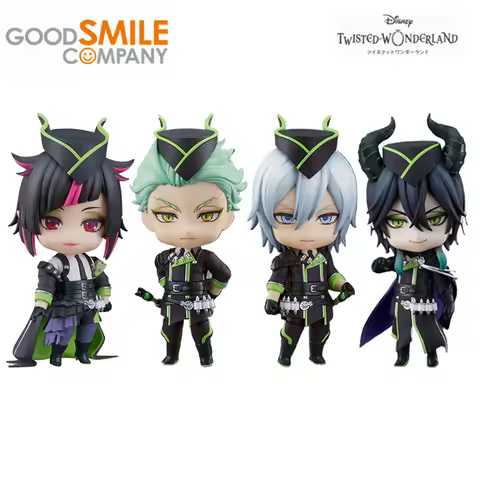Good Smile Original Nendoroid Disney Twisted-Wonderland Silver Lilia Vanrouge Malleus Draconia Anime Action Figures Toys Gift