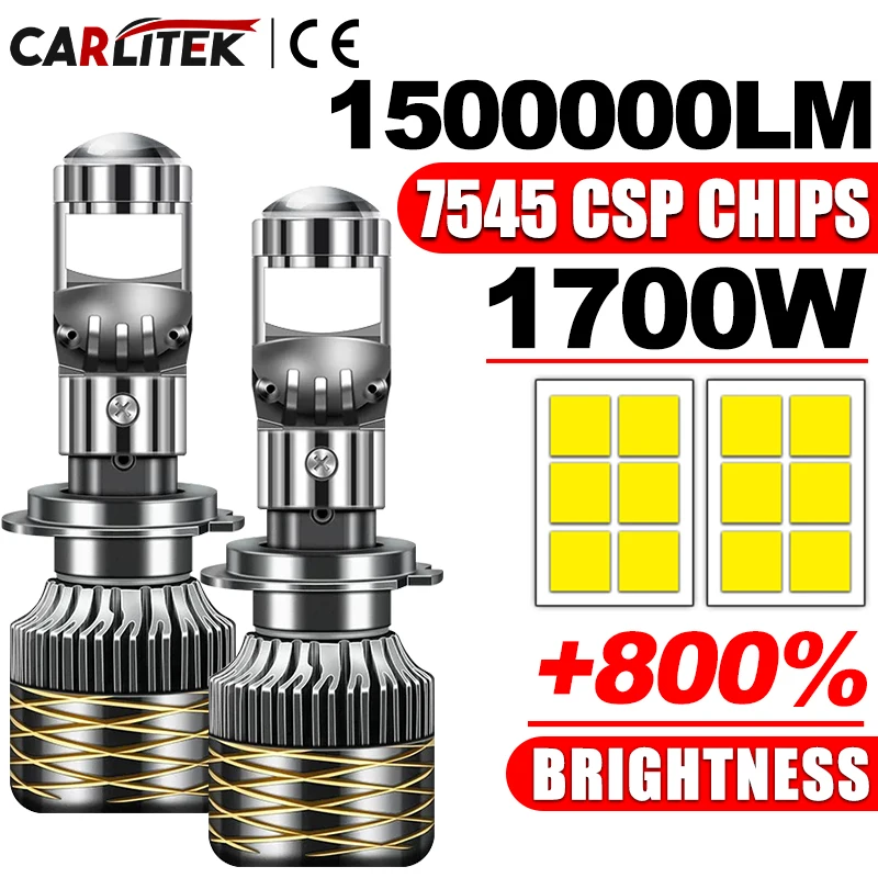 H7 H4 H11 جهاز عرض (بروجكتور) ليد عدسة المصباح H8 9005 9006 HB3 HB4 سيارة لمبة 6000K Canbus توربو عالية الطاقة البسيطة السيارات/موتو مصباح الضباب الخفيف #1