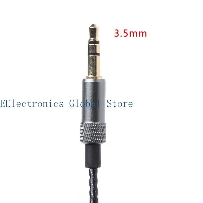 462B 3.5mm 3pole Male Plug Cable DIY Earphone Wire Without Microphone Wire Oxygen-free Copper Wire 32 Cores Cable
