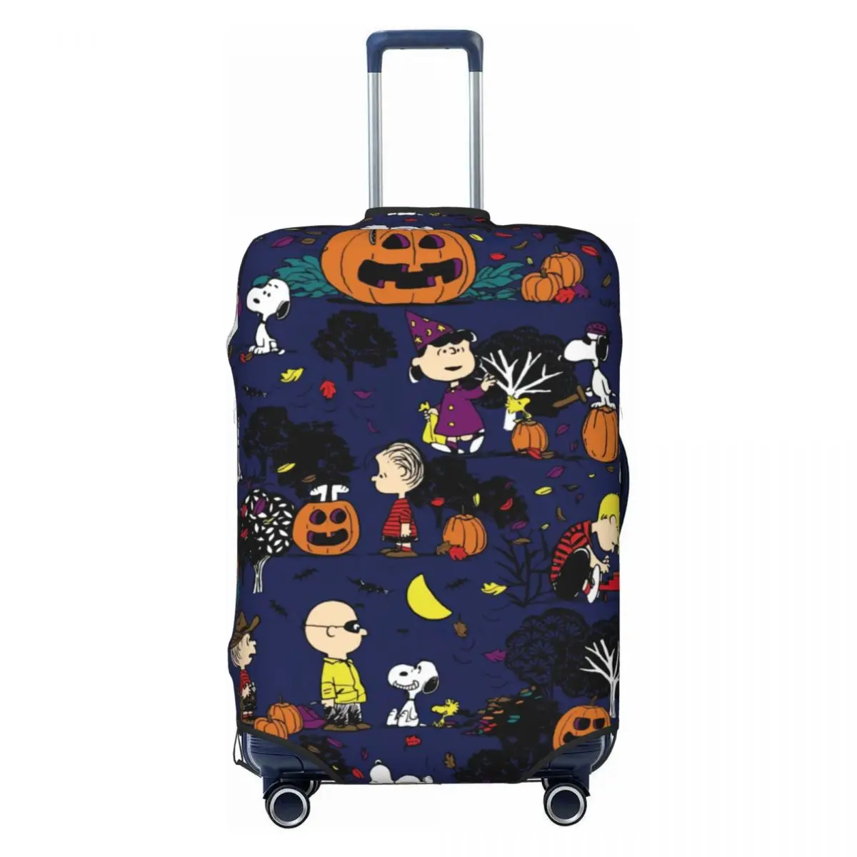 

Custom Halloween S-snoopys Dog Cortoon Comic Luggage Cover Protector Cute Beagle Travel Suitcase Protective Cover for 18-32 Inch