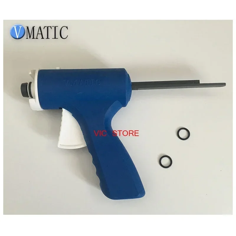 Quality 10cc / 10ml Single Liquid Manual Epoxy Resin UV Glue Dispenser Caulking Gun With Syringe & Needles