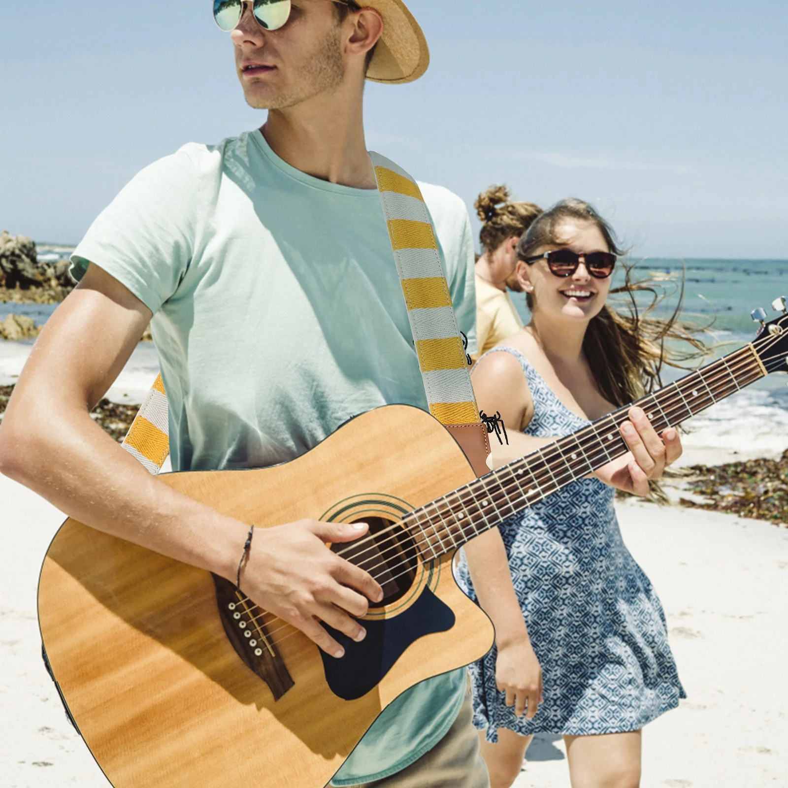 

Ukulele Strap Acoustic Neck Adjustable Shoulder Instrument Accessories The Straps for Adults Kids Clip-on Miss