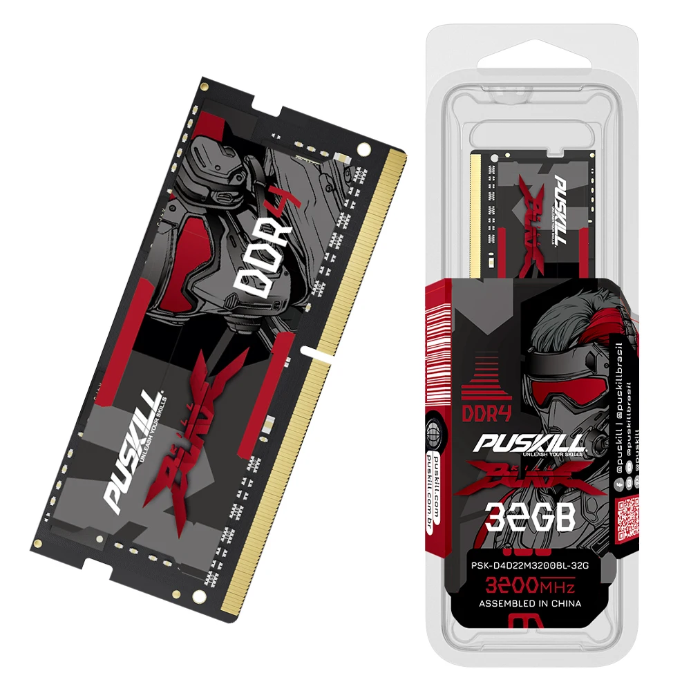 ソ*ー様 PUSKILL DDR4 16GB*2(32GB) 3200MHz PUSKILL Killblade Memoria DDR4 Notebook 32gb 16gb 8gb 1.2V 3200MHz