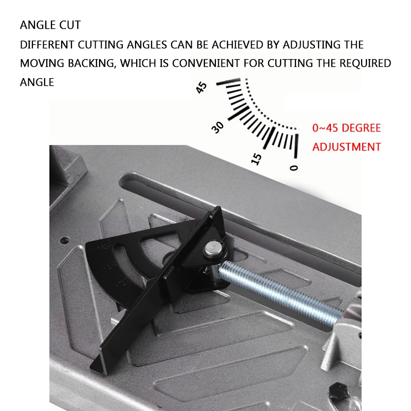 Small Multifunctional Chainsaw 45 Degree Metal Profile Cutting Machine 7 Inch Benchtop Aluminum Steel Cutting