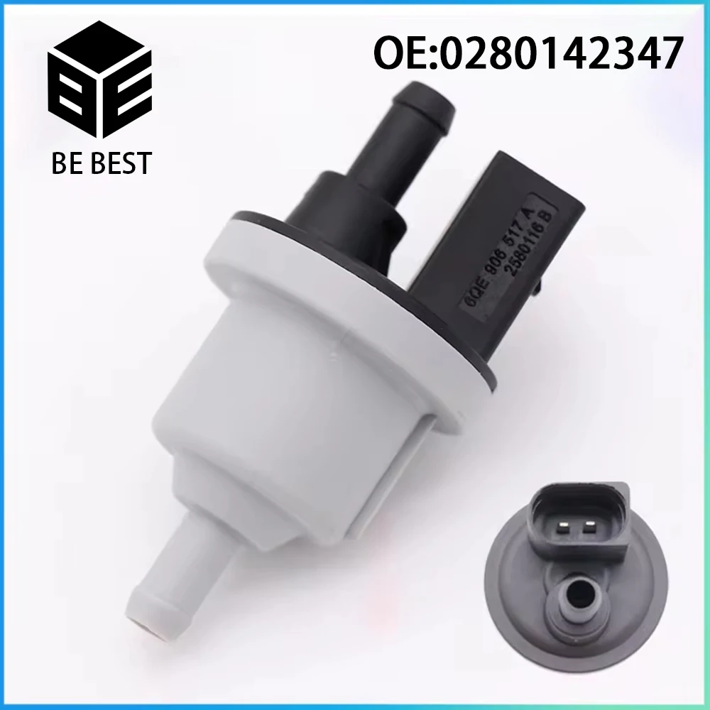 

Электромагнитный клапан продувки канистры пара 058133517B 6QE906517A для Volkswagen EOS Golf Polo Tiguan Audi A4 Seat Leon 0280142347