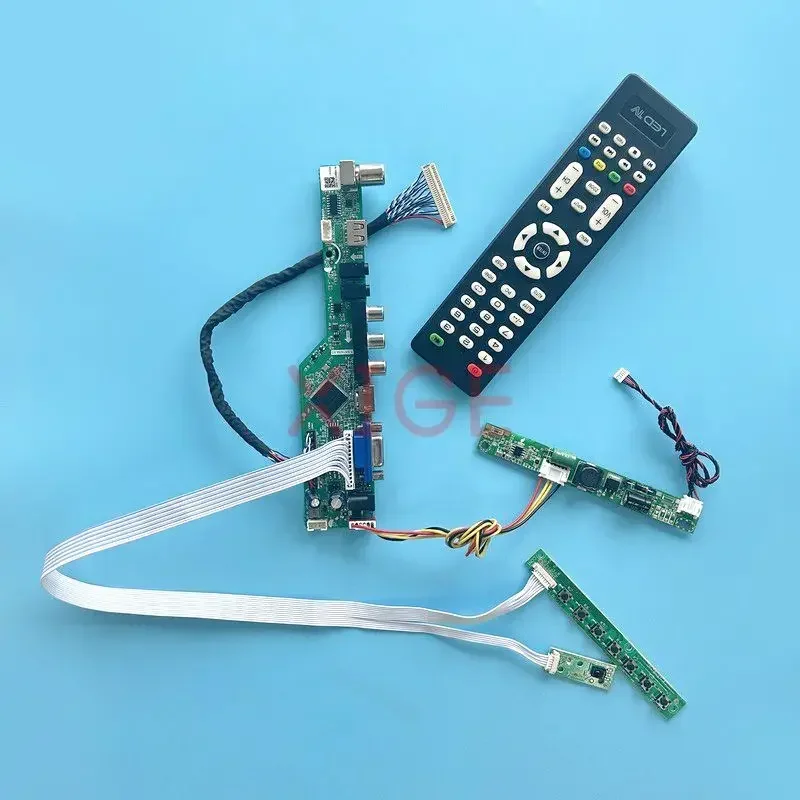 

For LM215WF3 LM215WF4 LM215WF9 LM215WFA Driver Board LCD Matrix 1920*1080 21.5" Kit TV Analog Signal 30-Pin LVDS USB+AV+HDMI+VGA