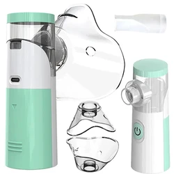 medical equipment Mini Handheld portable Nebulizer silent Ultrasonicinalador nebulizador portátil kids inhaler aerosol atomizer