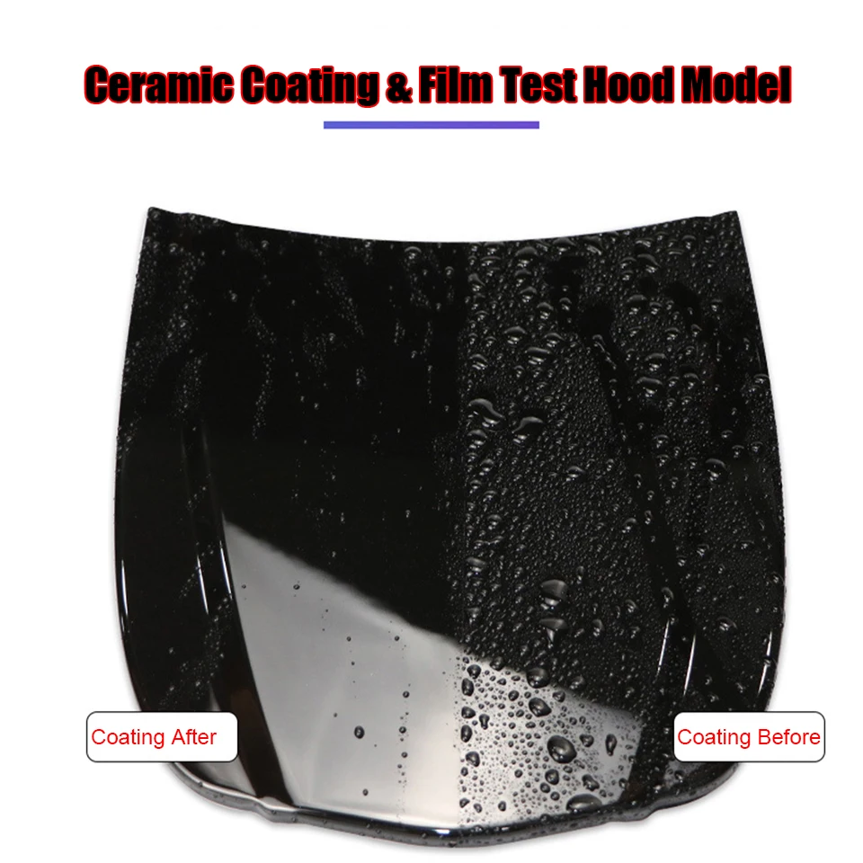 

Mini Metal & Plastic Pre-Painted Car Engine Hood Panel, Vinyl Wrap Film Display Model with UV Coating, Custom Paint Hood MO-179C