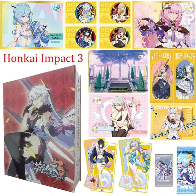 

Honkai Impact 3 Game Collection Cards Raiden Mei Hobby Rare Card Bronya Zaychik Fu Hua Elysia Anime Board Cards Child Kids Gifts