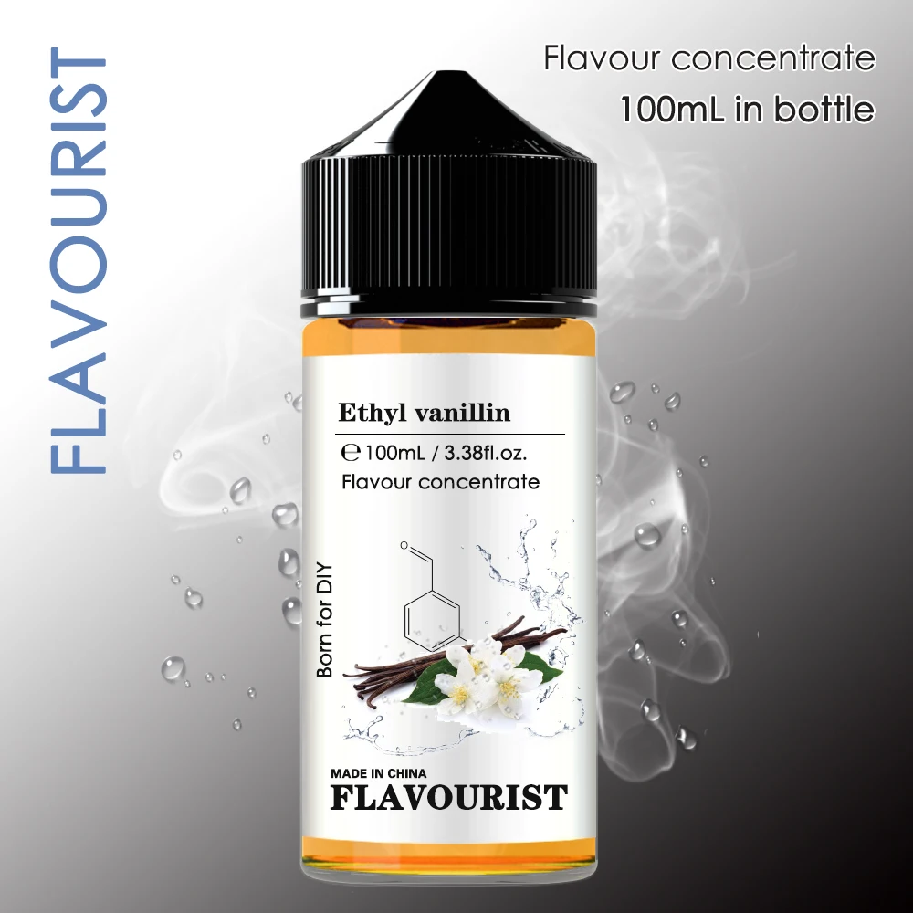 FLAVOURIST Ethyl vanilline aroma flavor Water solubility flavoring Concentrate vanilla flavored essence oil liquid