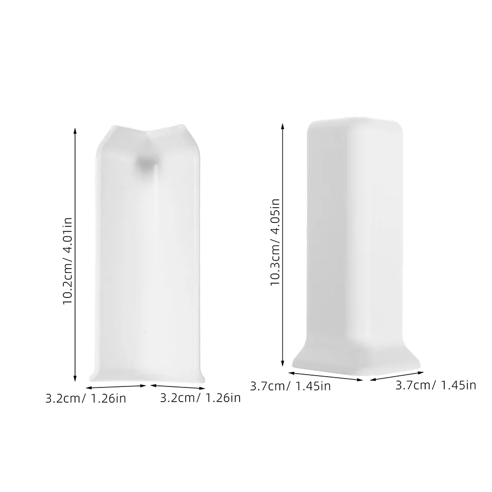 2 pçs placa de guarda canto fácil instalar protetores borda parede para sala estar quarto piso borda guarnição contador canto guardas