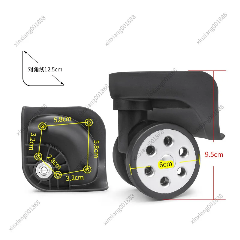 For RIMOWA Luggage Replacement Wheels,  DG-W010 Universal Spinner Wheels, Suitcase Silent Durable Caster Parts view 2