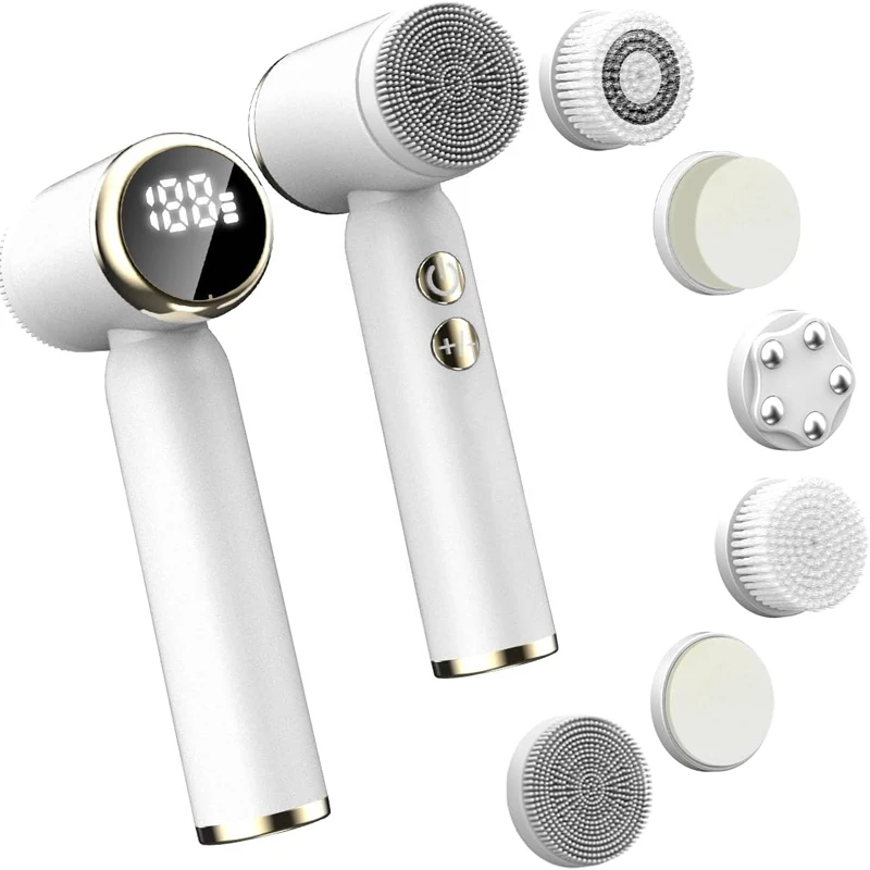 

Women's Multifunctional Electronic Spa Skin Cleaning Brush Electric Rotating Facial Cleanser Skin Tightening Rejuvenation