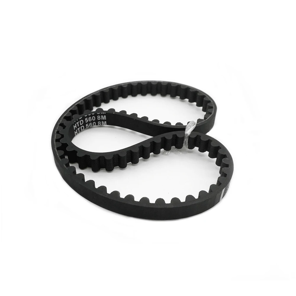 Rubber Closed-loop Timing Belt HTD 8M Length=HTD8M1168~HTD8M1584 Tooth Pitch 8mm Width 10/25/30/38mm Arc Tooth Synchronous Belt