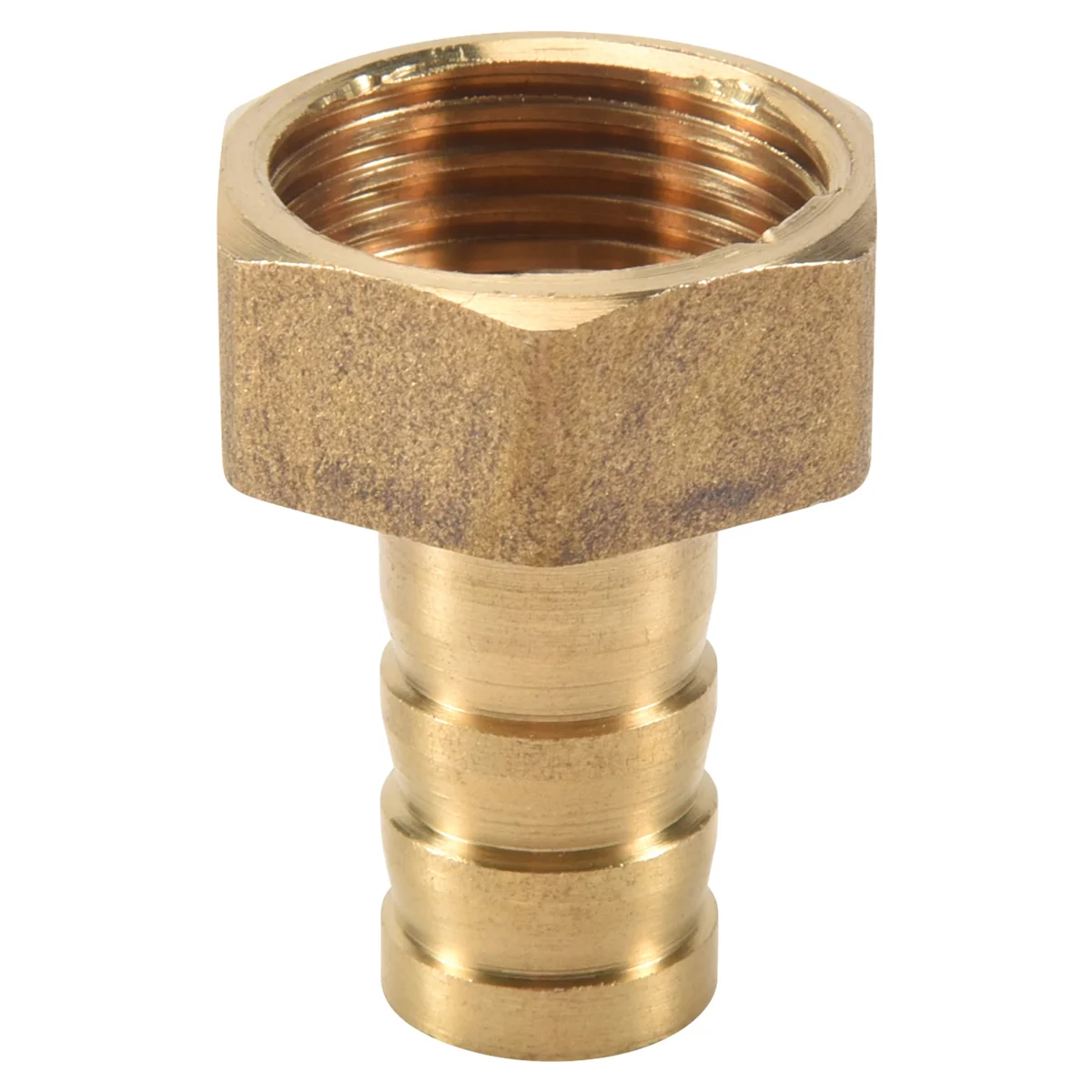 Gold Brass Fitting 10mm Hose Barb 1/2