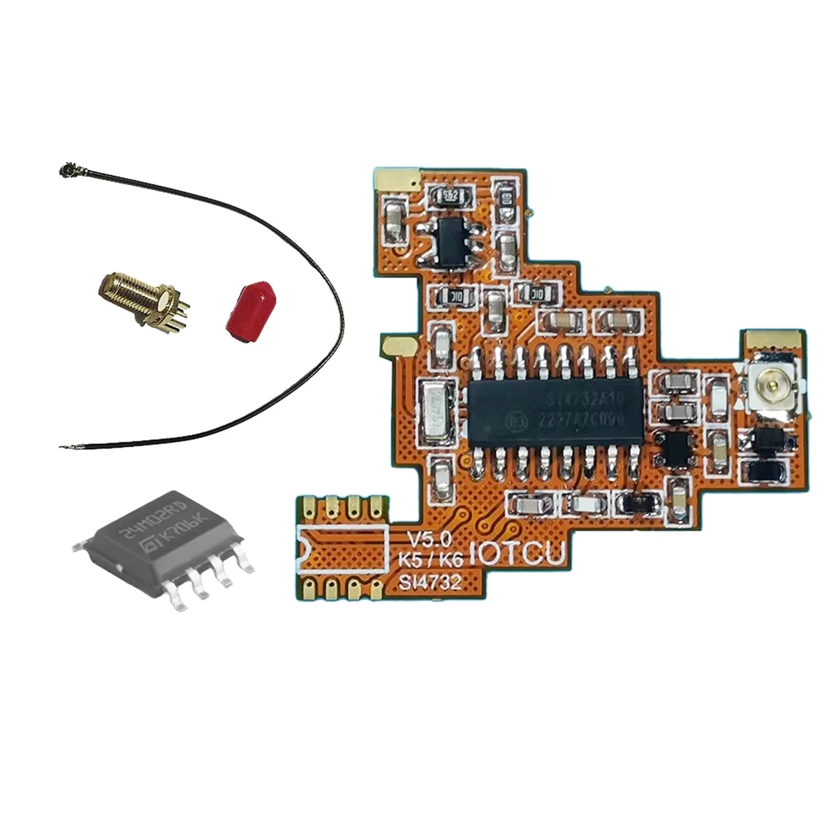 SI4732 V5.0 FPC Modülü + 2 M Çip Quansheng UV K5 K6 HF Kısa Dalga Tam Bant Alımı/Tek Yan Bant Alımı